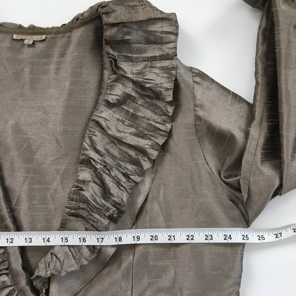 Chez Vouz de France Blouse Silk Size 1X - Picture 6 of 7